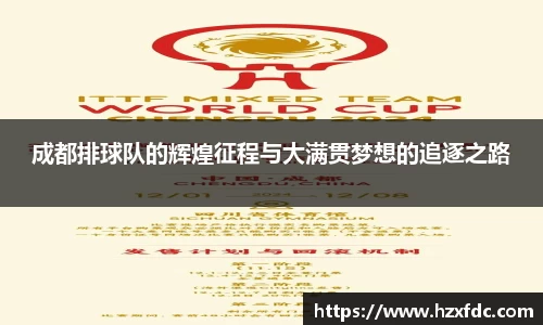 成都排球队的辉煌征程与大满贯梦想的追逐之路