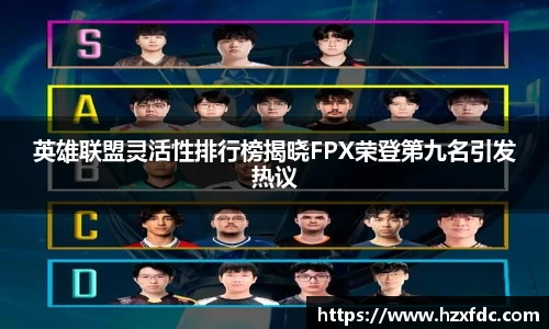 英雄联盟灵活性排行榜揭晓FPX荣登第九名引发热议