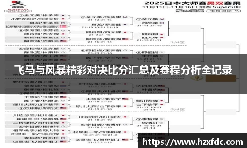 bwin必赢飞马与风暴精彩对决比分汇总及赛程分析全记录